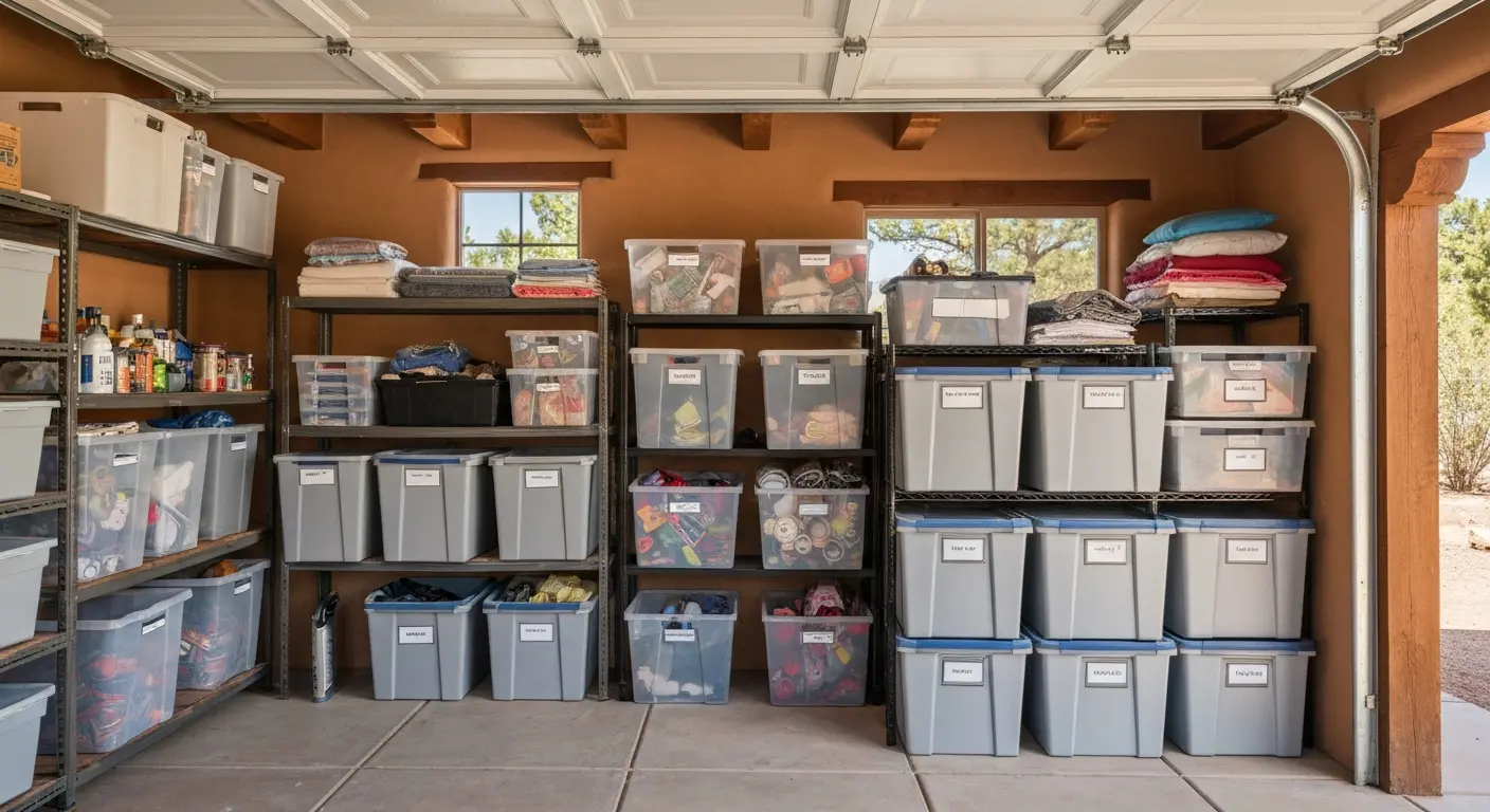 Home clean-out storage