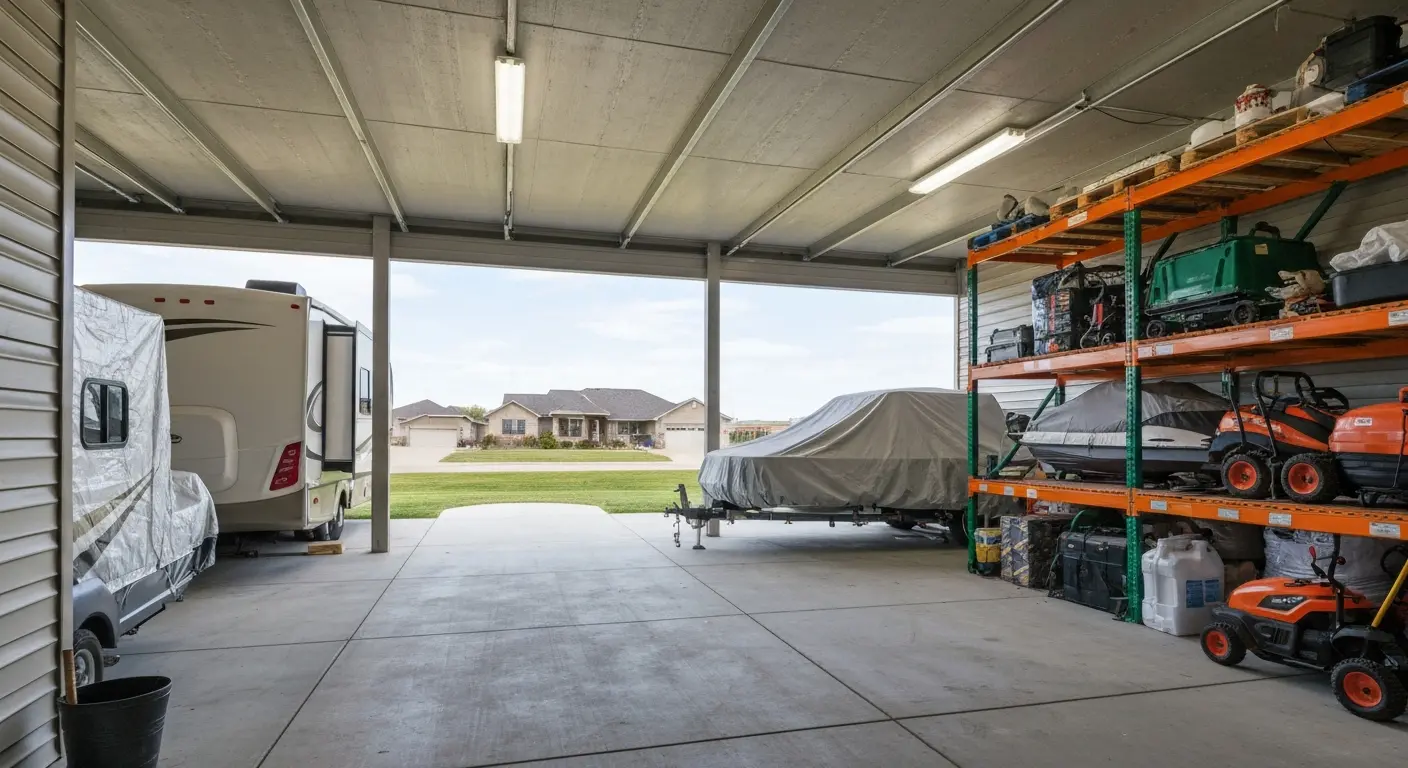 Seasonal equipment storage