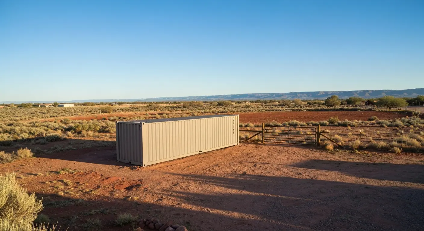 Rural property storage in Chino Valley ranch setting