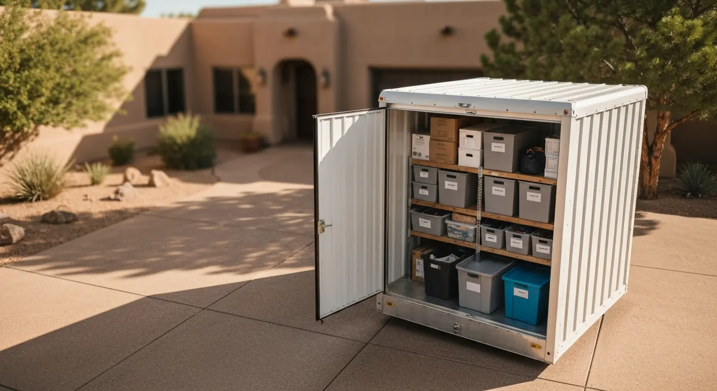 Portable storage for home cleanout