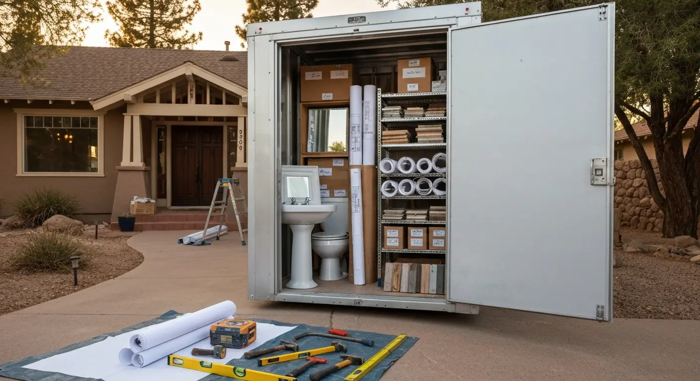 Portable storage for home remodel in Prescott