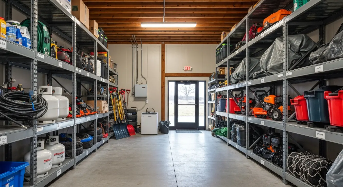 Seasonal equipment storage