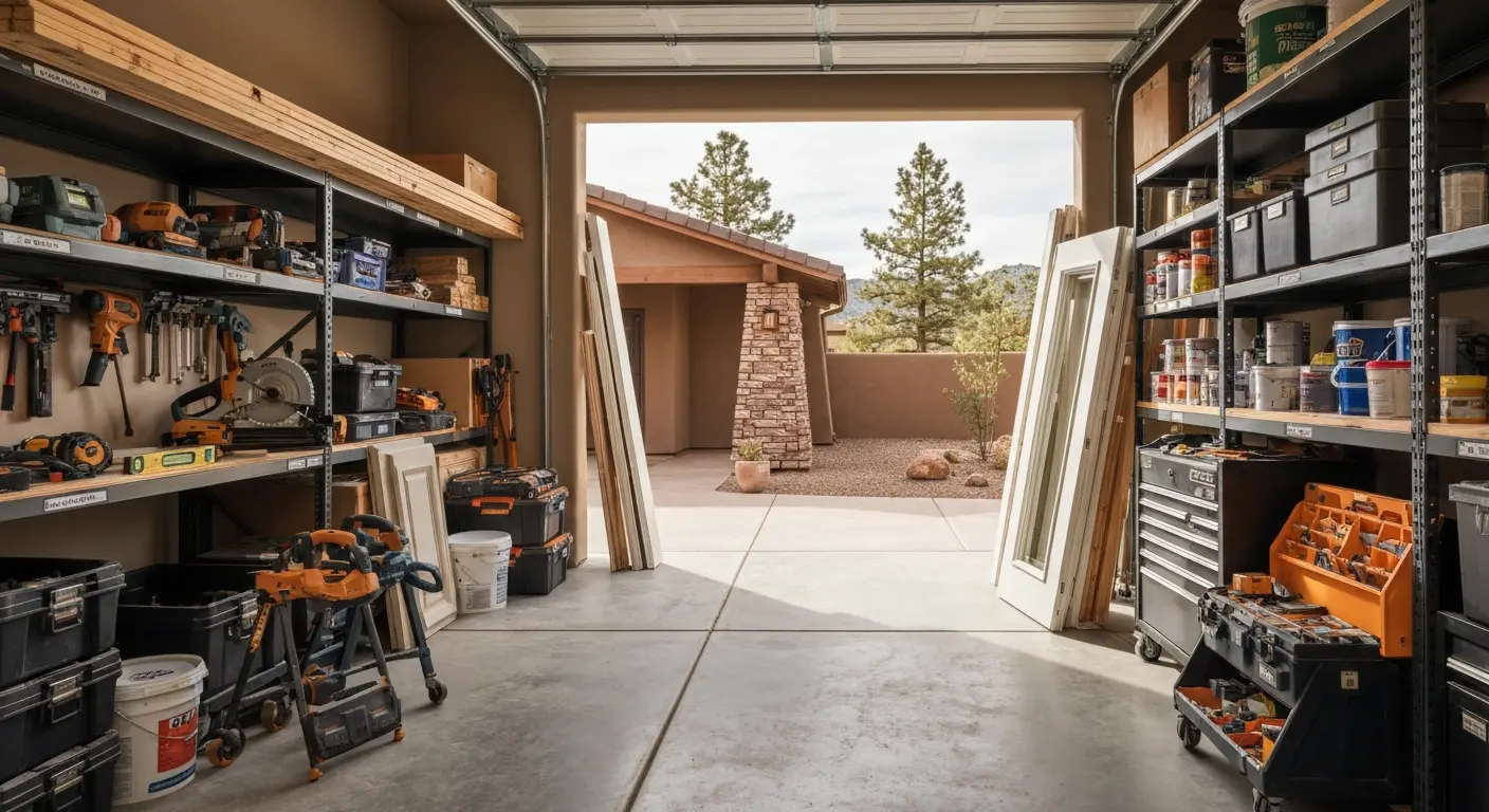 Home renovation storage