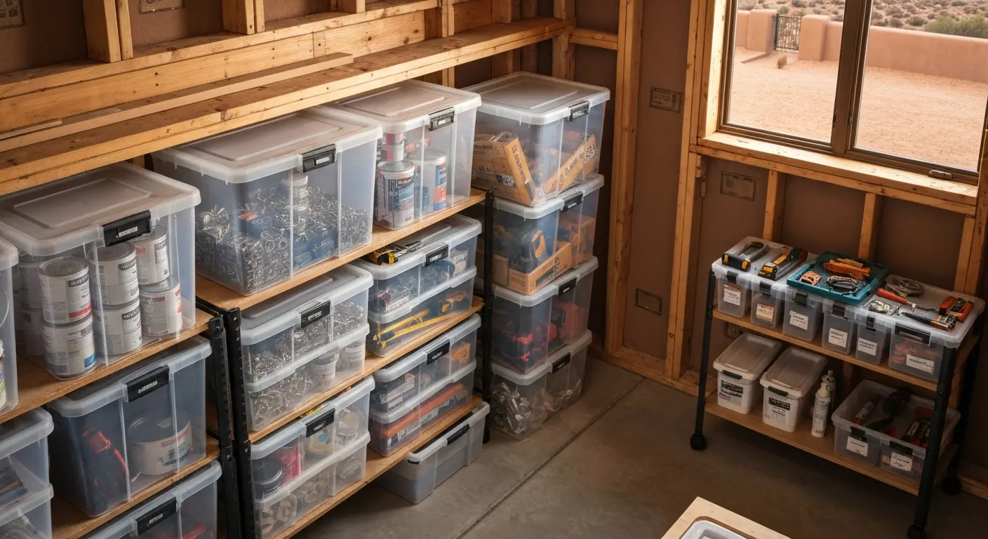 Whole-home renovation storage