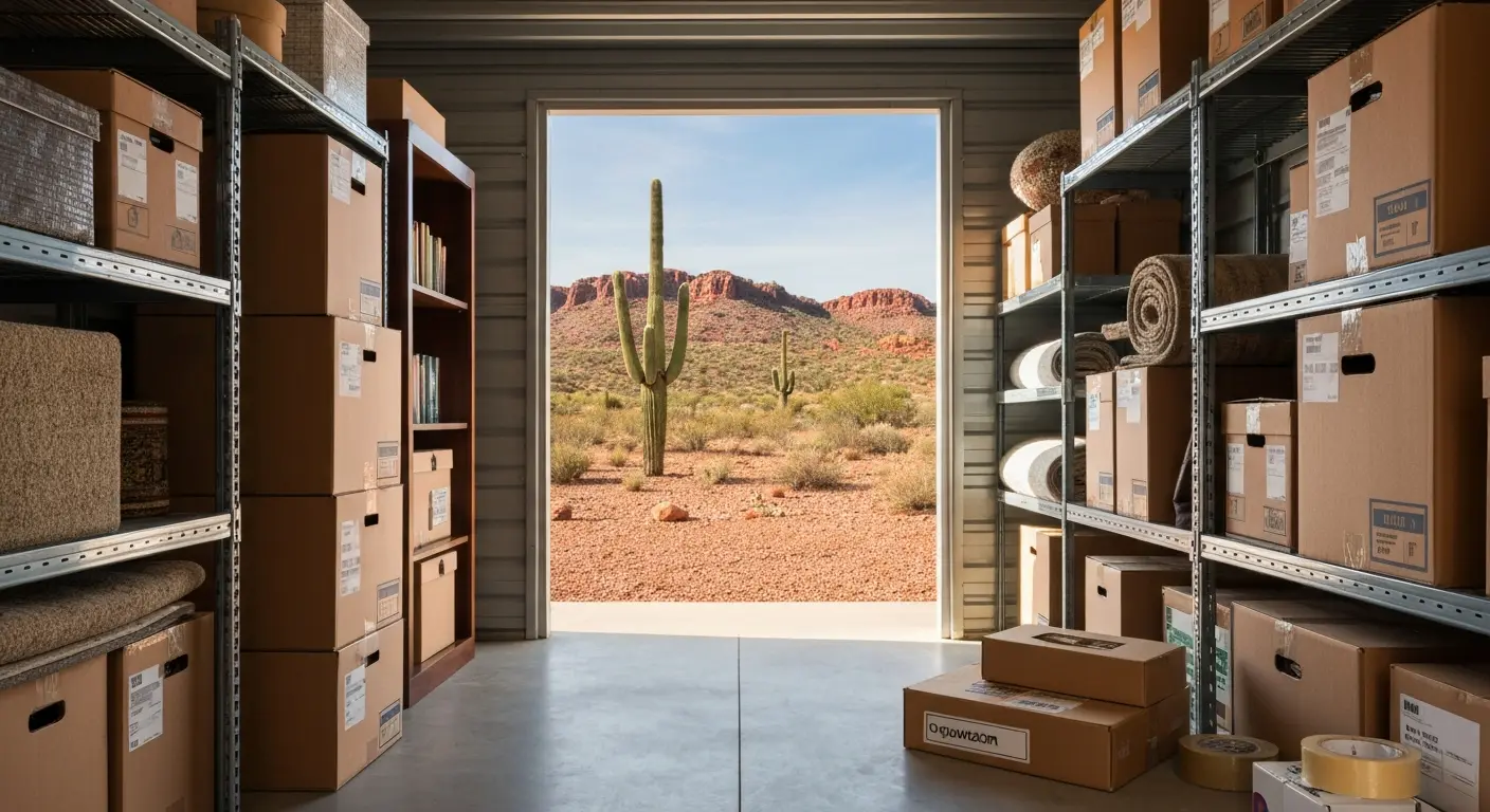 Storage during home clean-out and downsizing