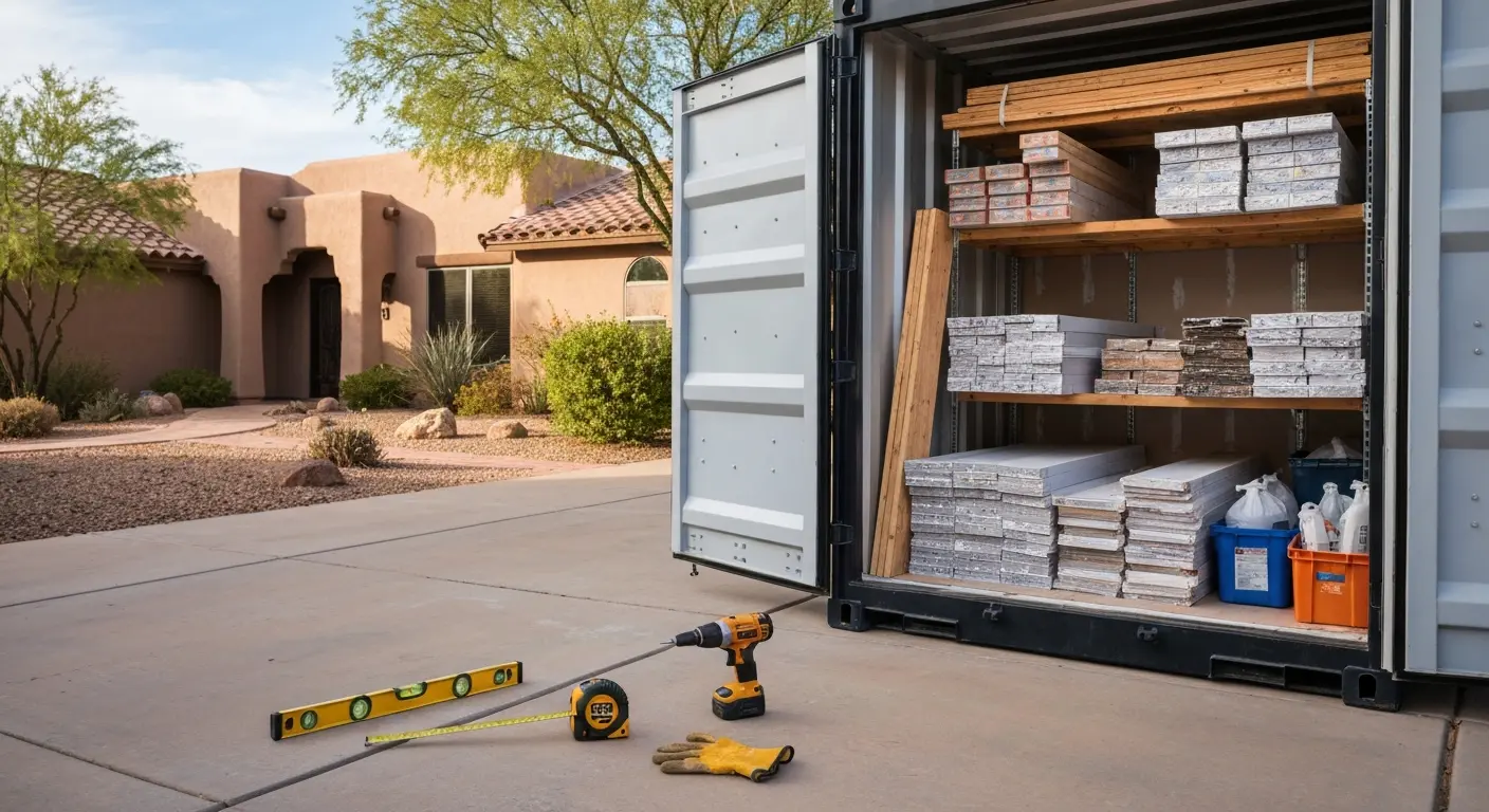 Storage for home renovations