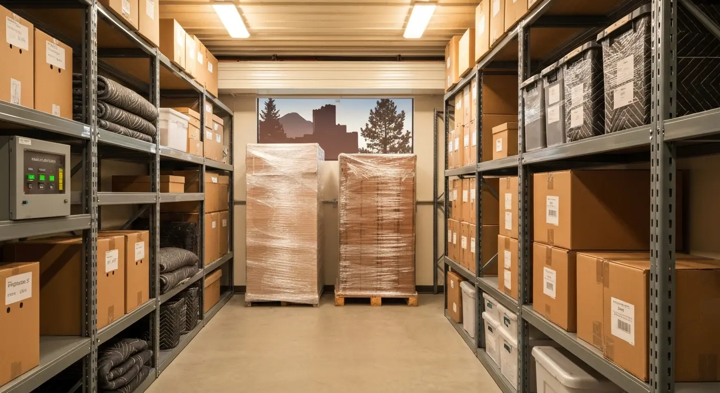 Residential moving storage