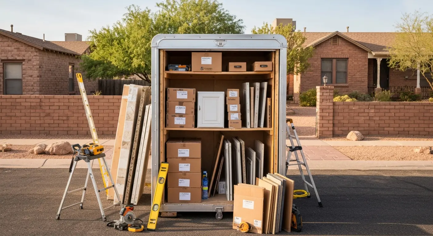 Home remodeling storage