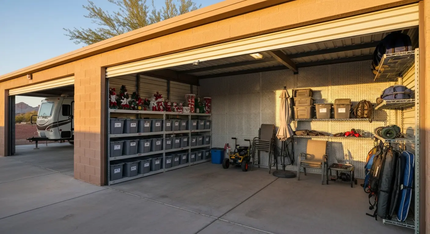Seasonal storage for outdoor equipment