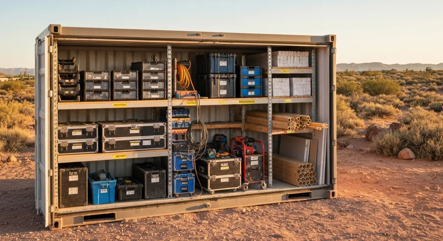 Construction job site storage near Chino Valley