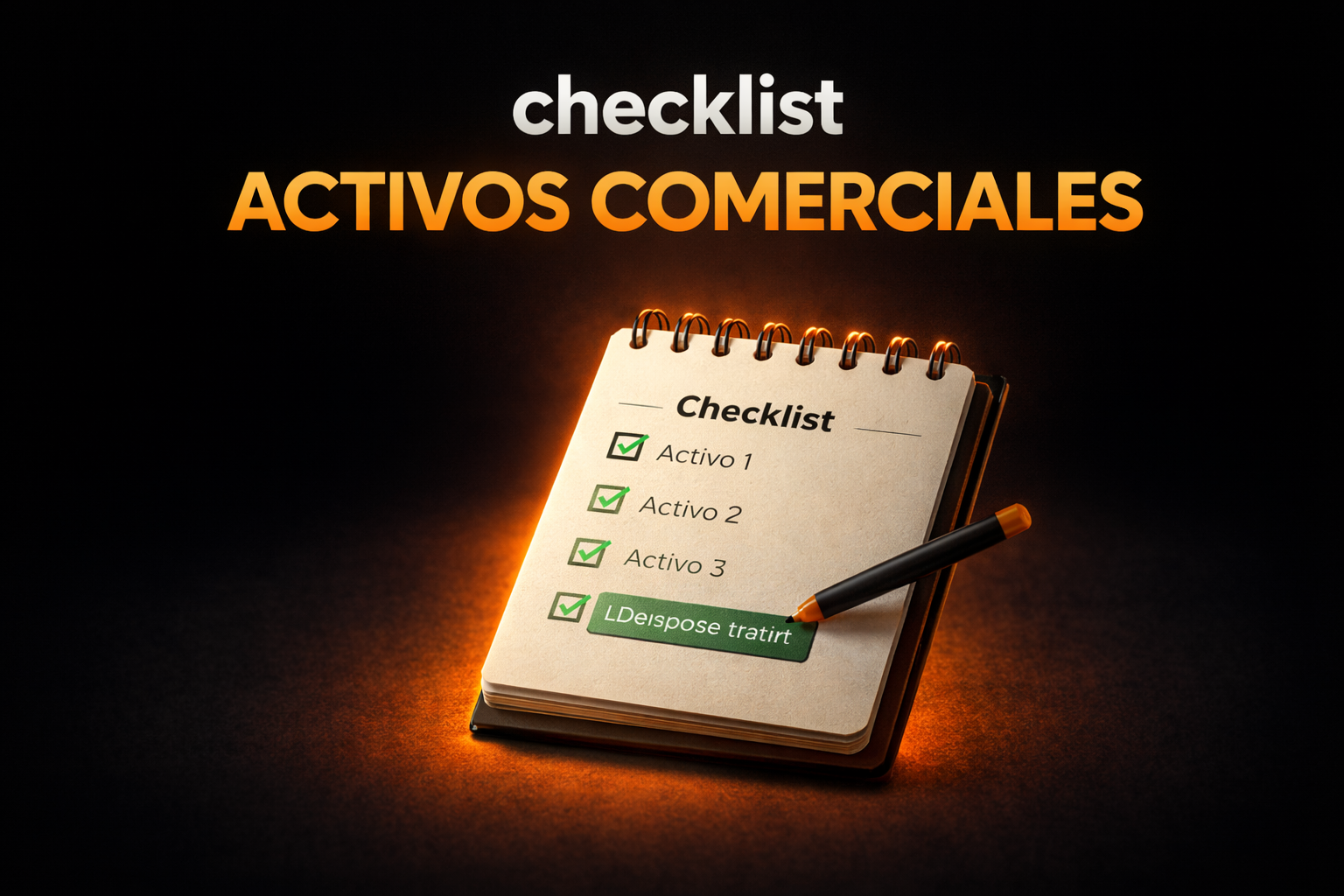 Checklist Activos Comerciales