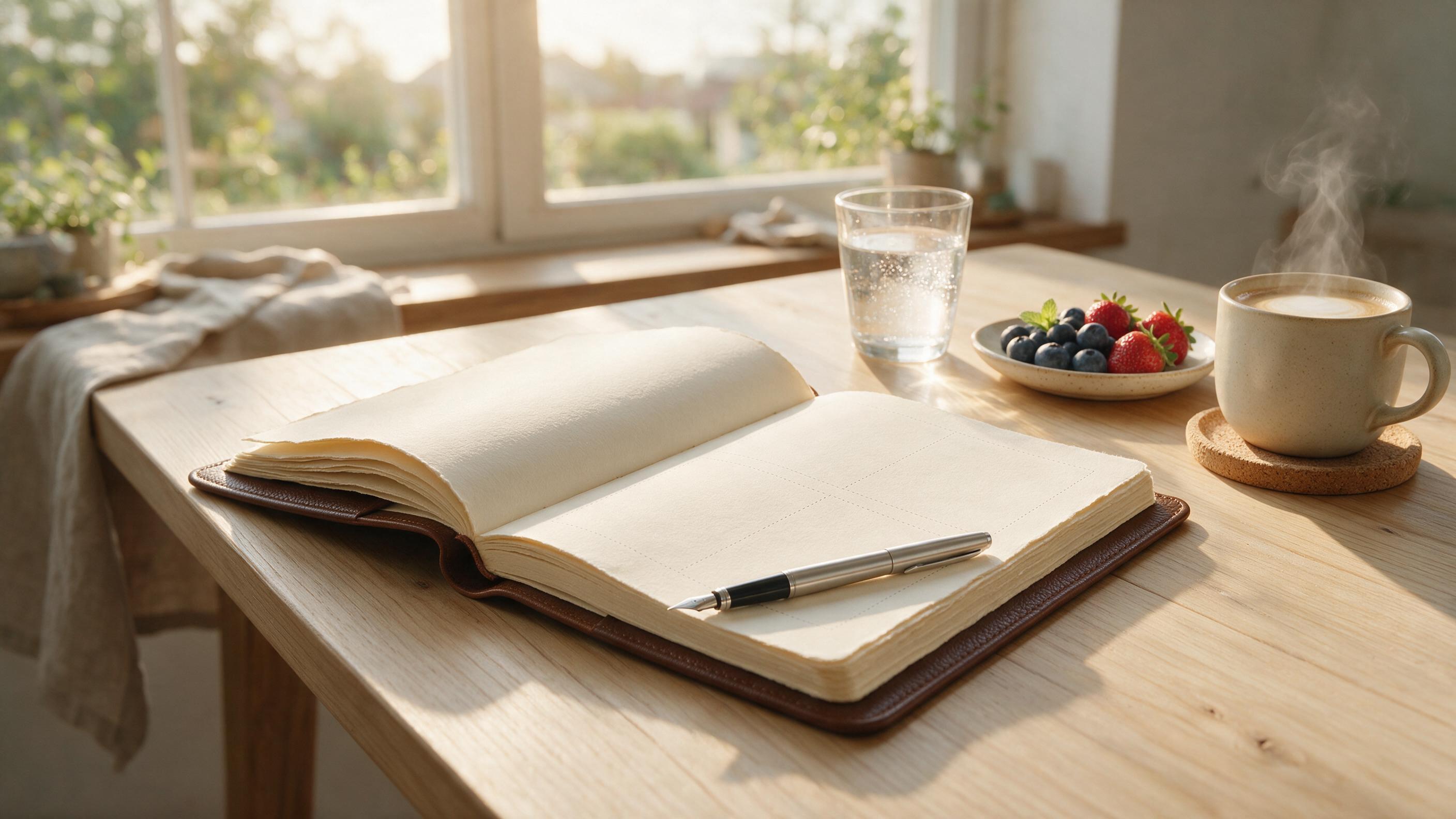 Morning journal practice for the REAP framework and 5-minute identity reset. Morning journal practice for the REAP framework and 5-minute identity reset.