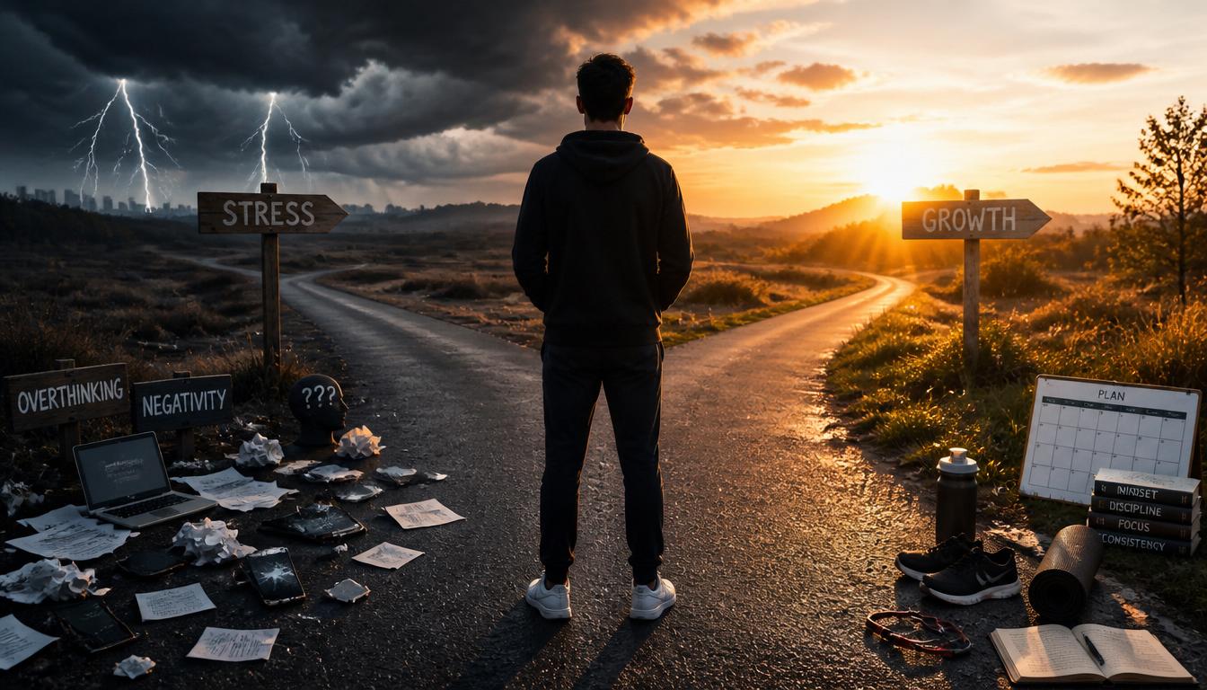 Transformation from chaotic reactive life to organized intentional life through eight daily habits.