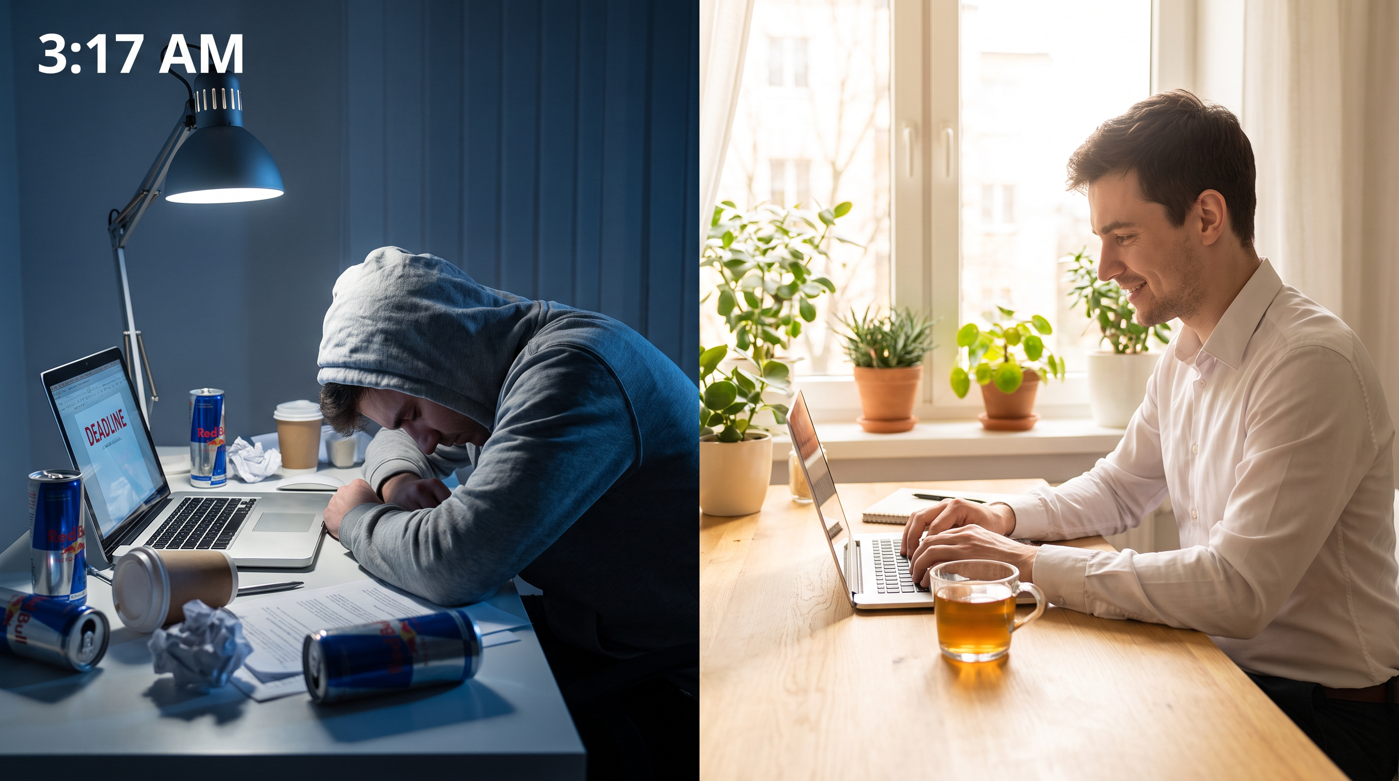 Contrasting hustle culture burnout with sustainable Stoic approach to work Contrasting hustle culture burnout with sustainable Stoic approach to work