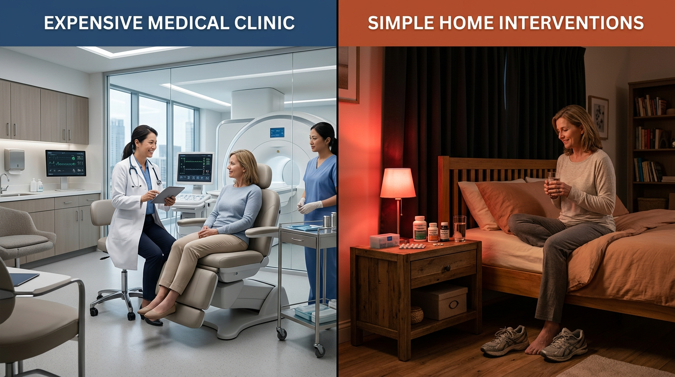 Expensive longevity clinic versus affordable home-based interventions comparison Expensive longevity clinic versus affordable home-based interventions comparison