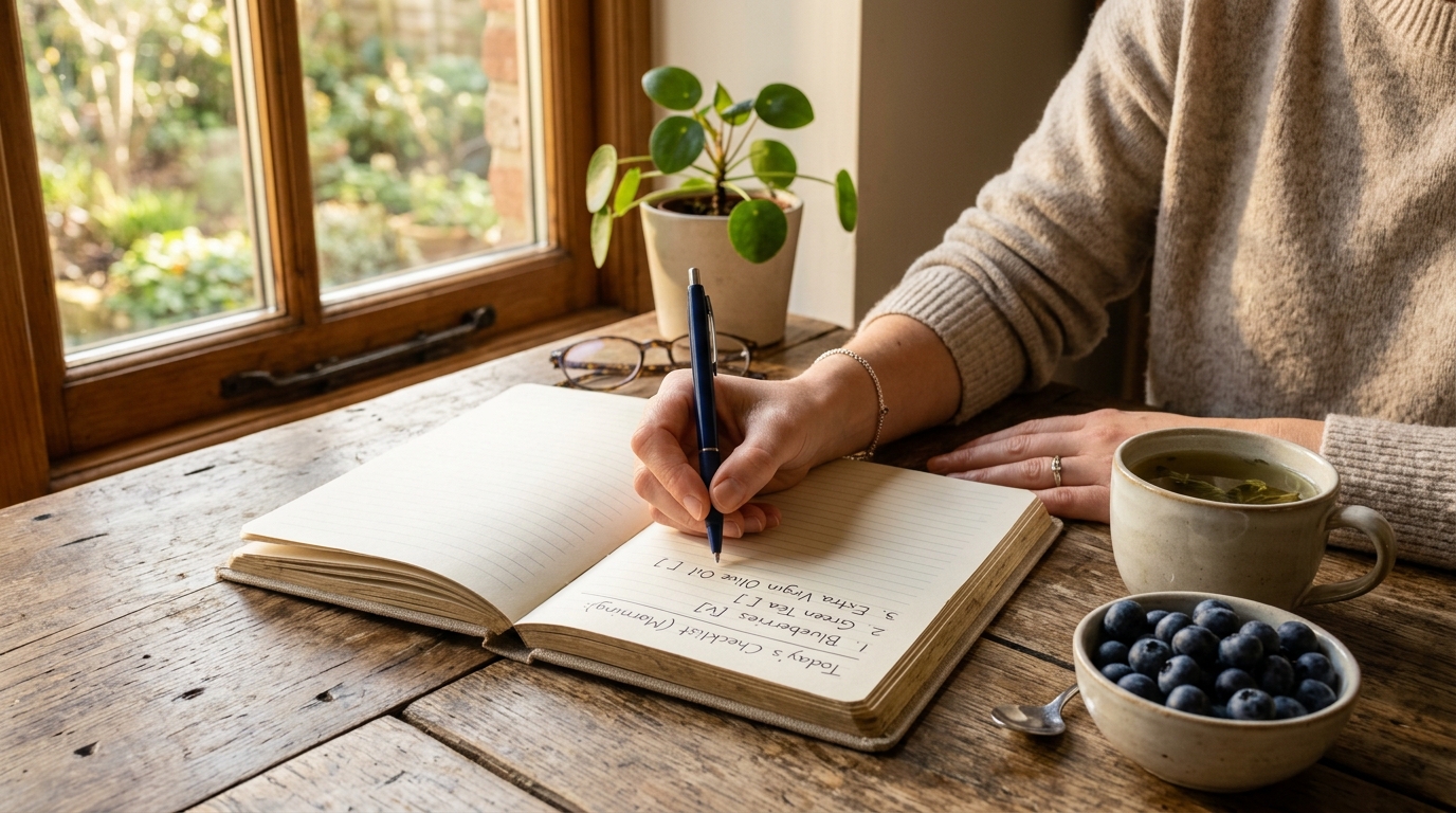 Journaling immune-supporting foods — taking action on cancer prevention daily