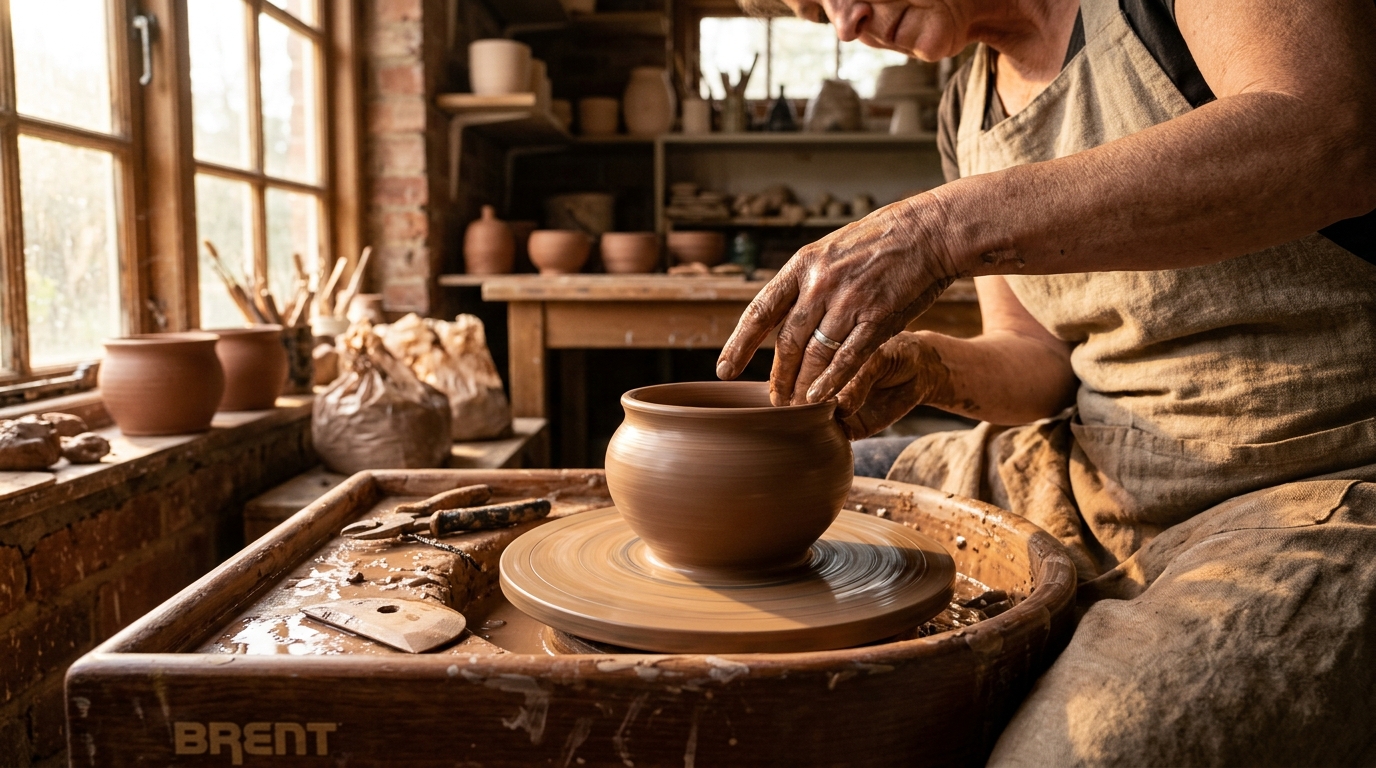 Hands sculpting clay representing the power to create your own life through decisions. Hands sculpting clay representing the power to create your own life through decisions.