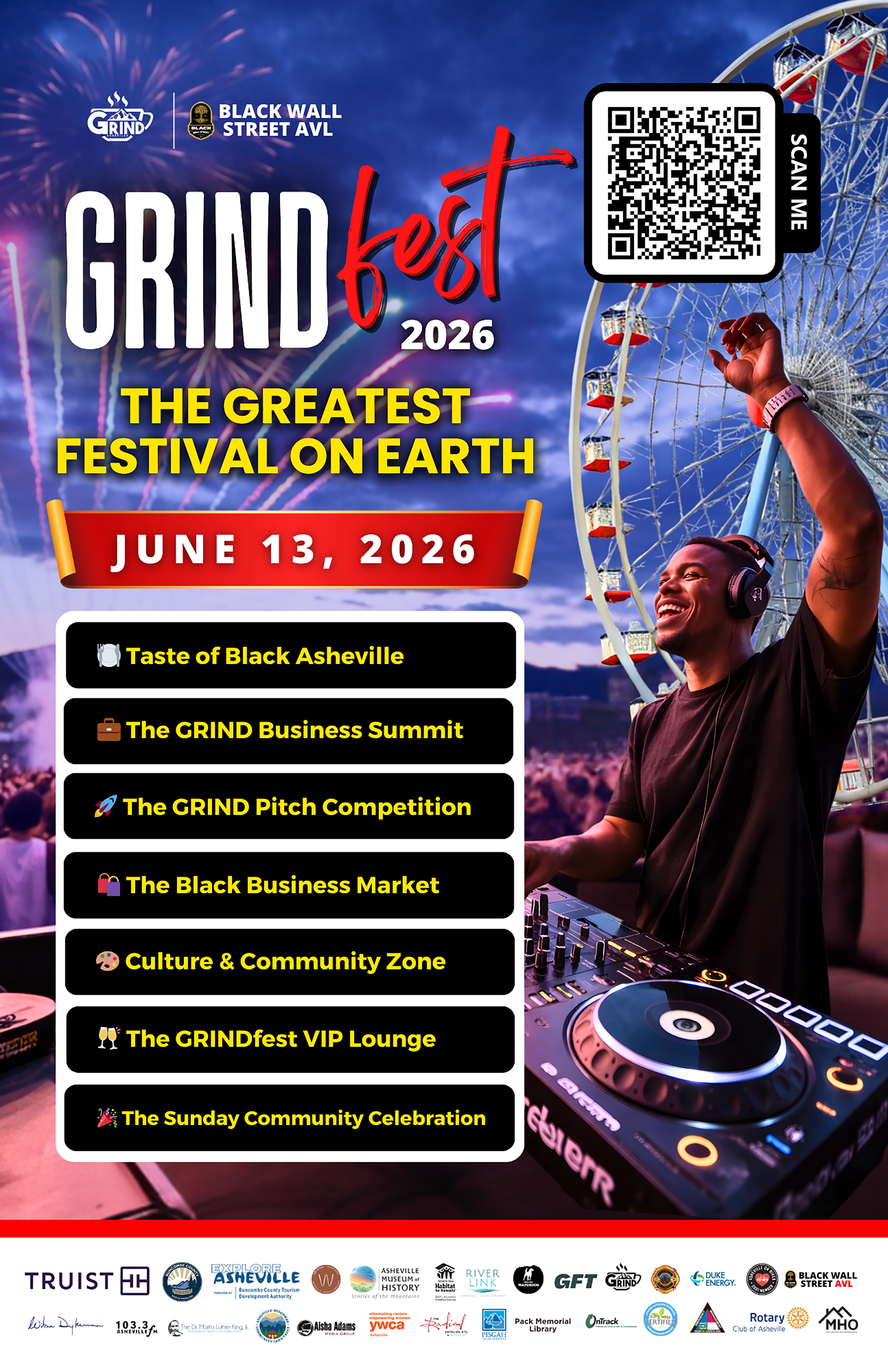 GRINDfest 2026 flyer