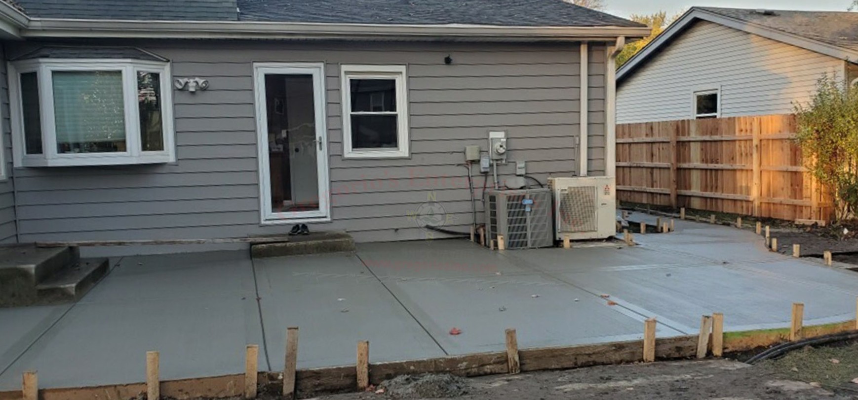 Residential concrete done by Gregorio's Enterprises Inc. in Chicagoland