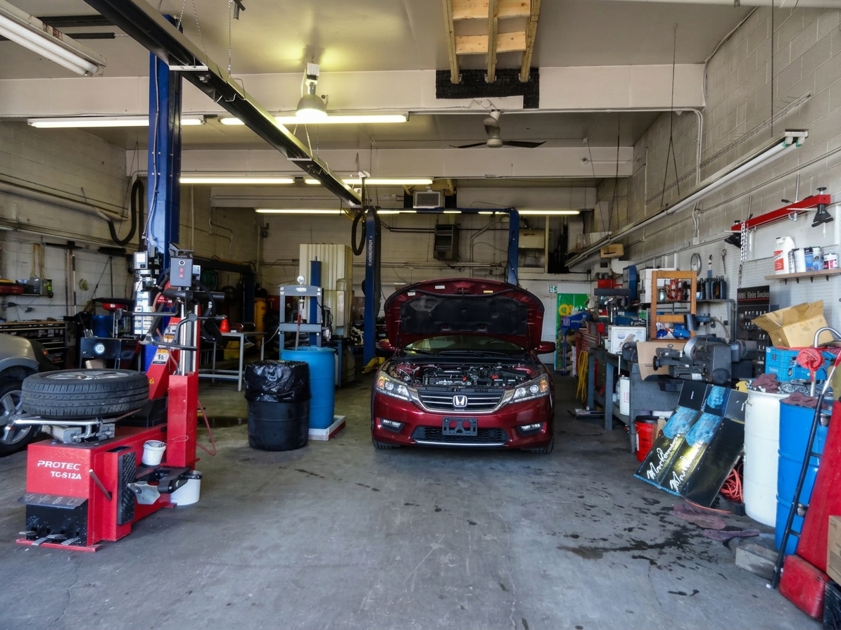 Inside JCo Auto's repair shop in SE Calgary