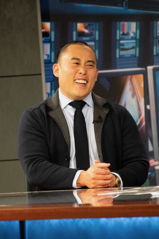 Dr. Ling in the TV studio