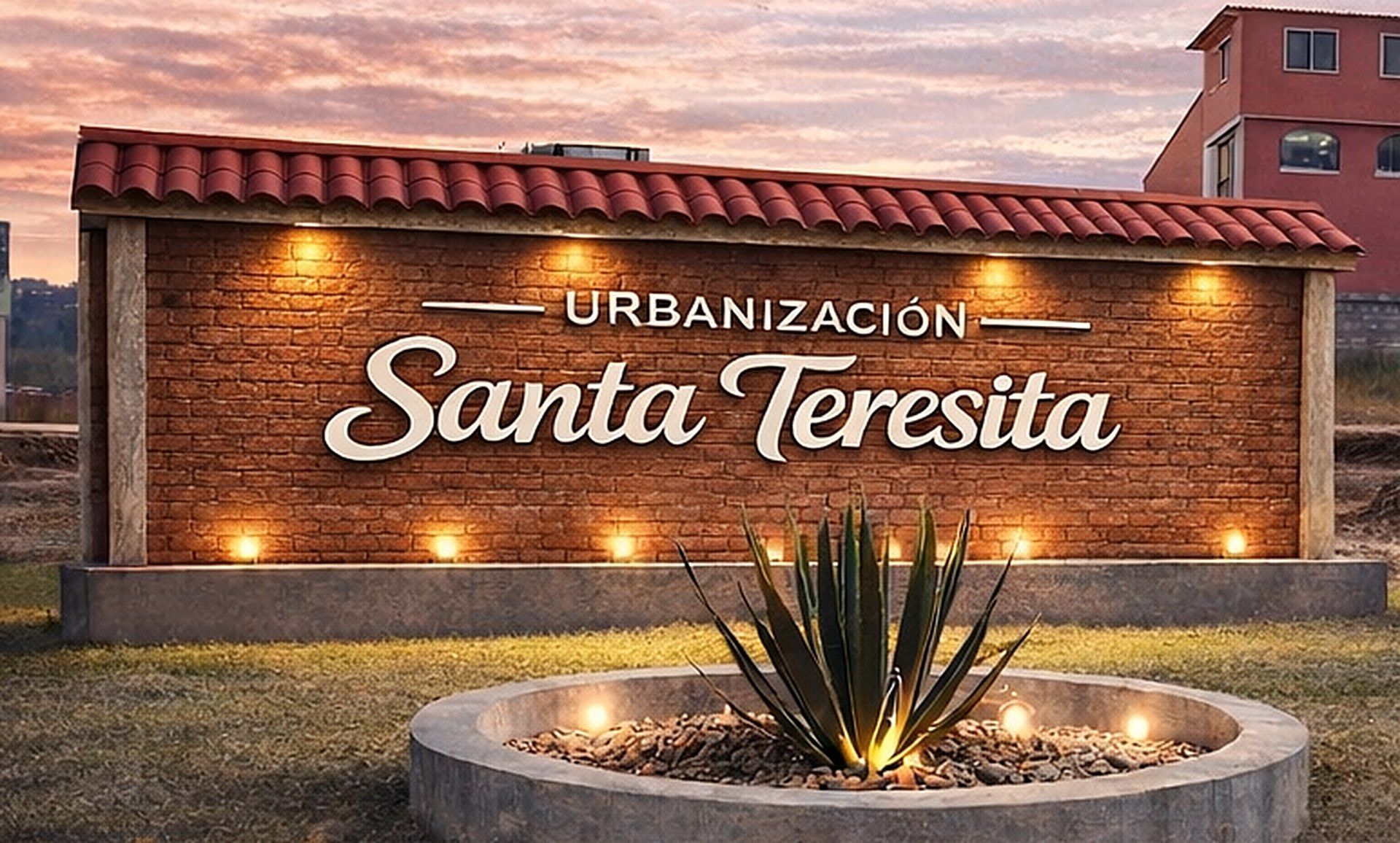 Ingreso a la Urbanización Santa Teresita (imagen referencial)