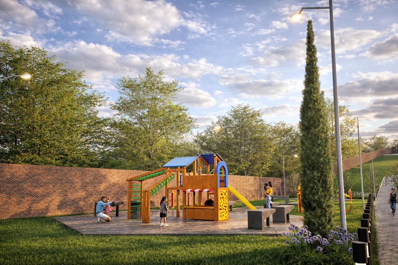 Área de juegos infantiles (imagen referencial)