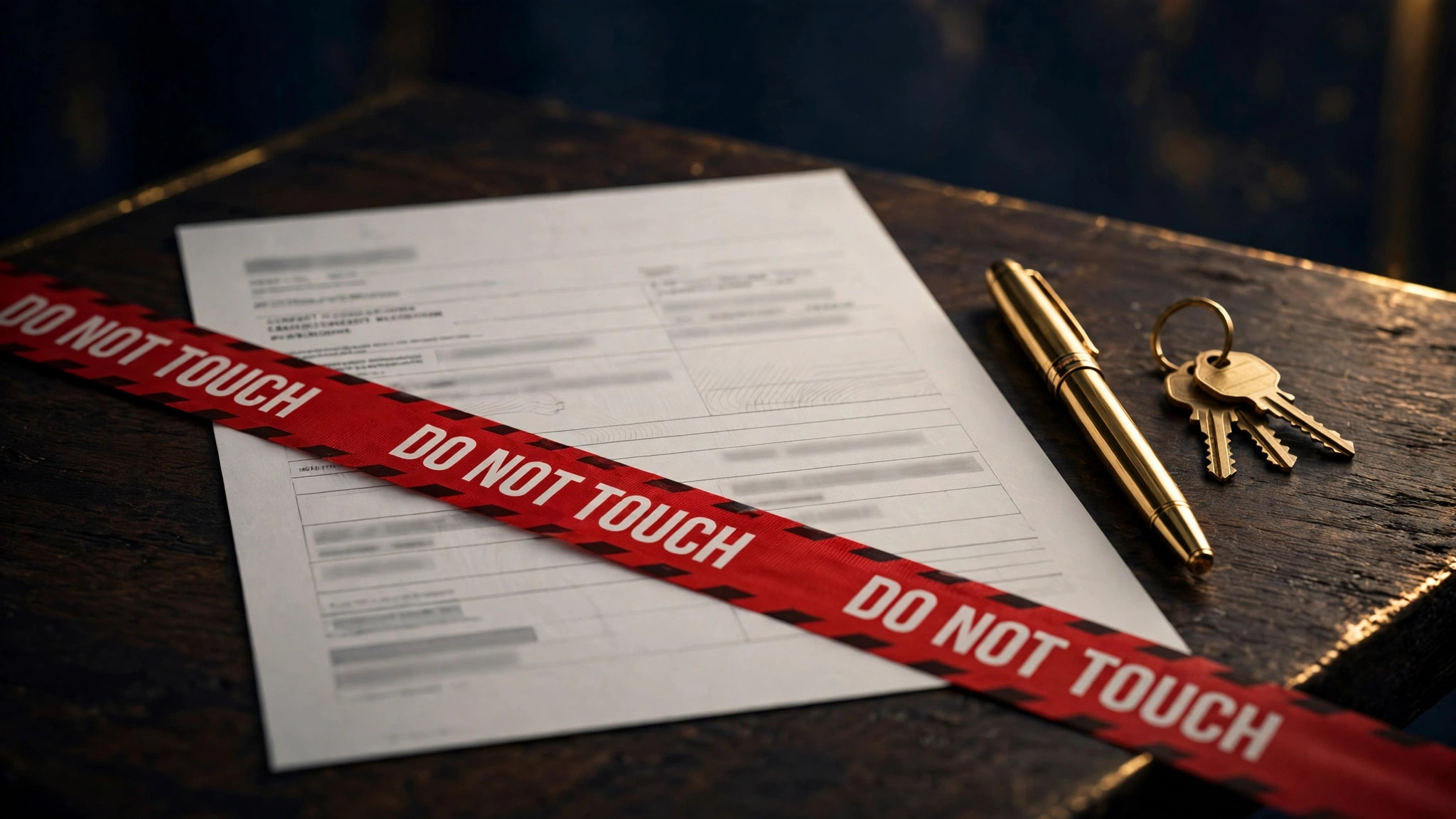 Homebuyer reviewing mortgage closing documents