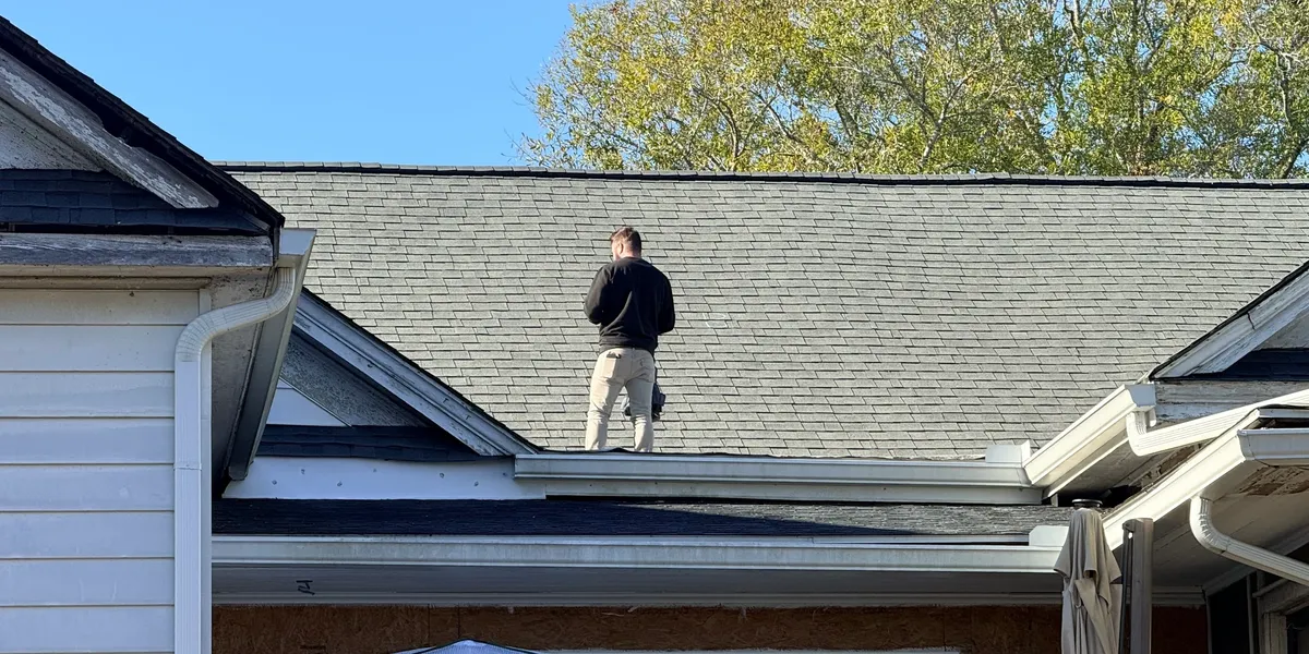 Crown Maven Roofing expert at work