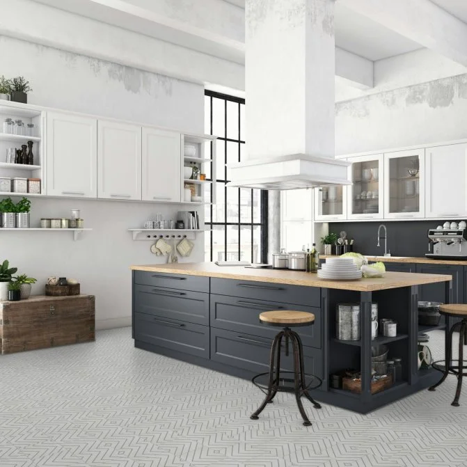 Tile flooring