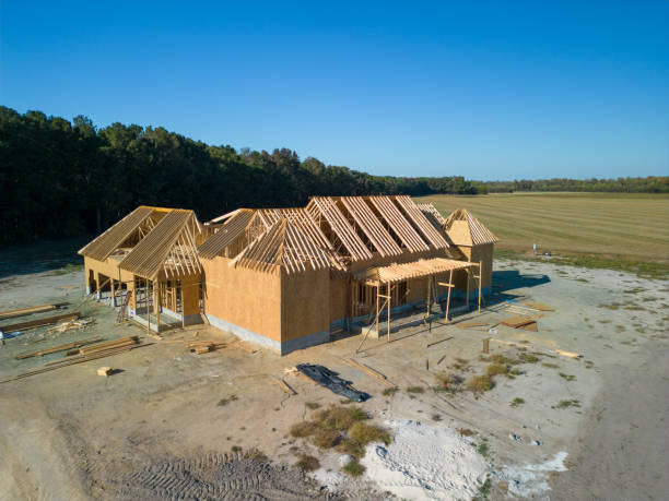 Rural house under construction