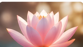 Pink lotus flower