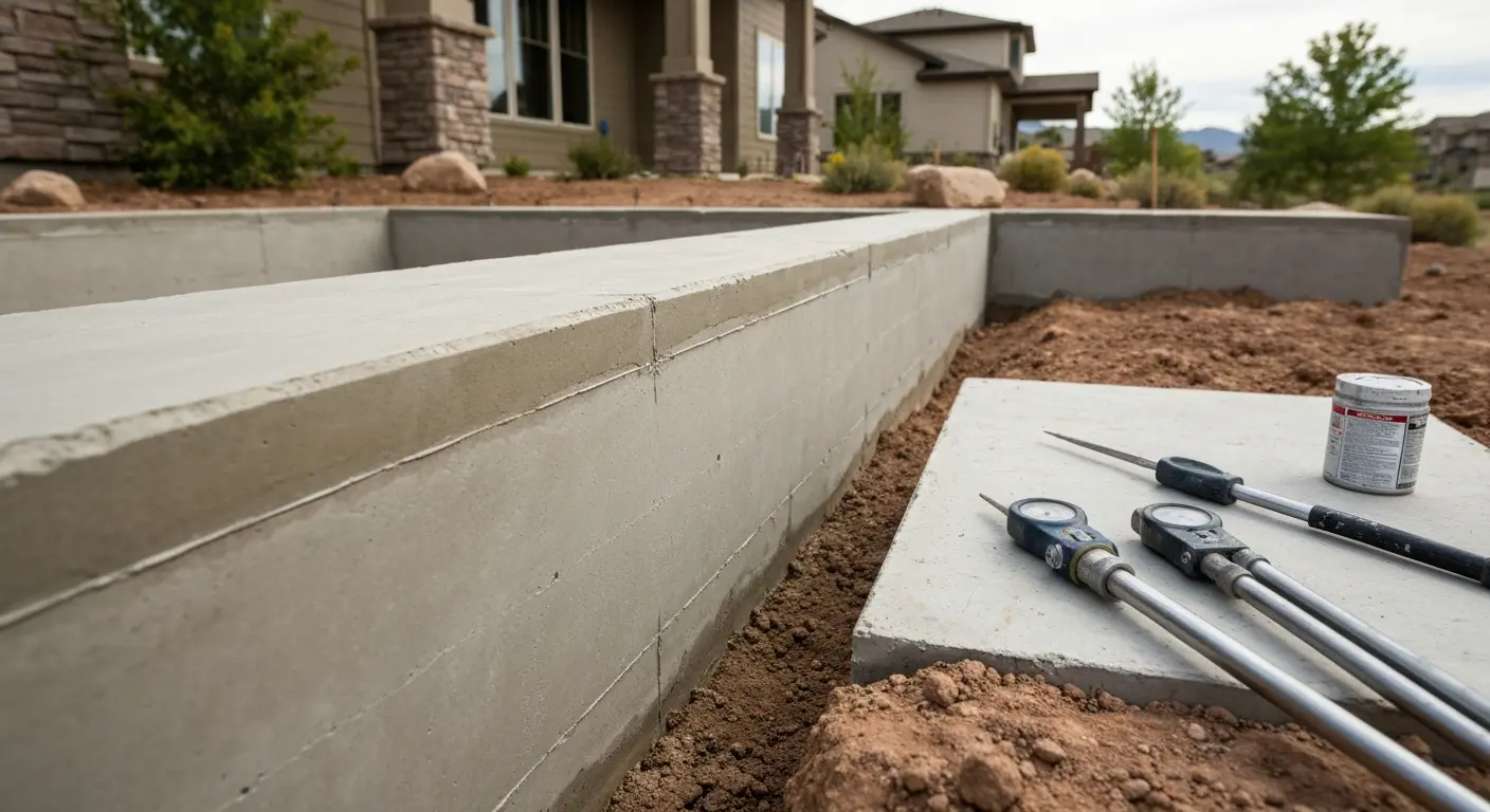 Foundation repair work