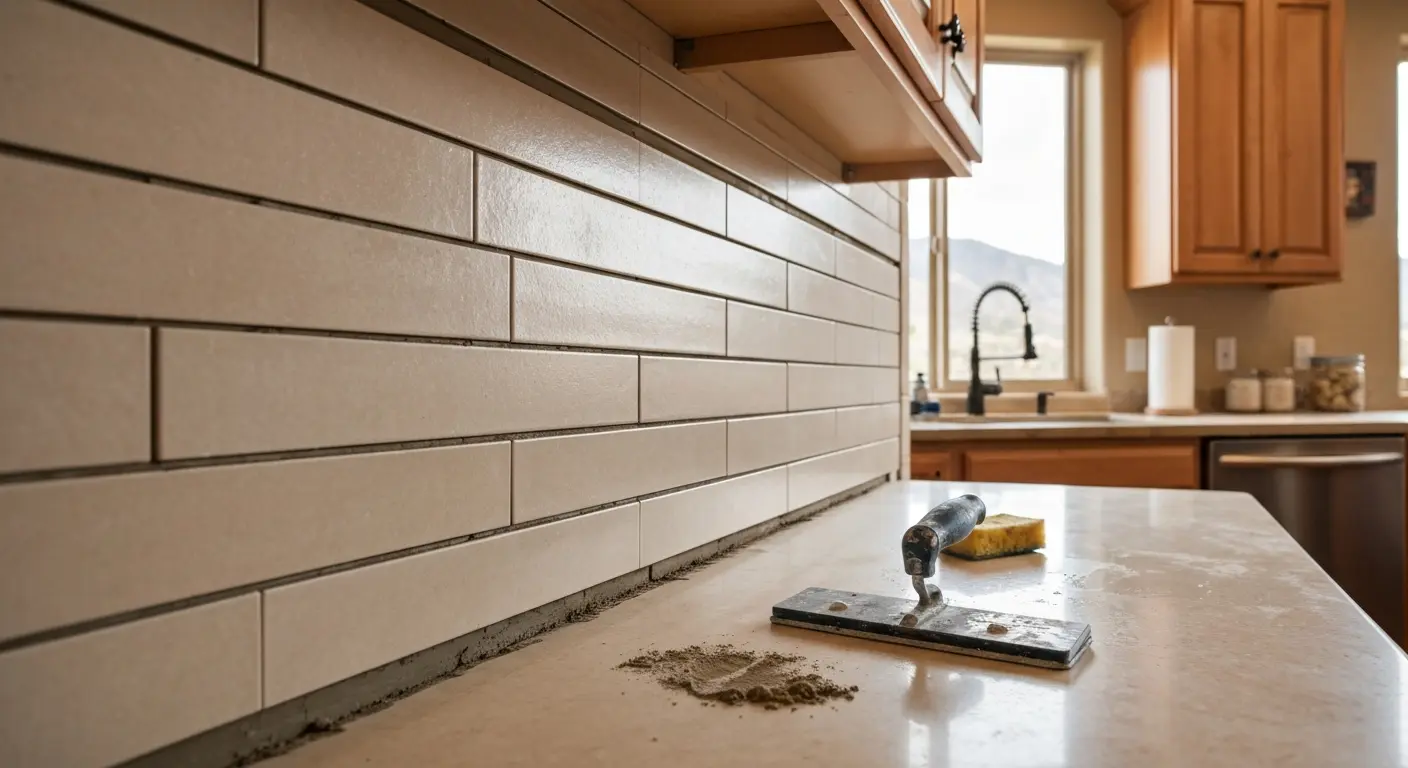 Backsplash repair project