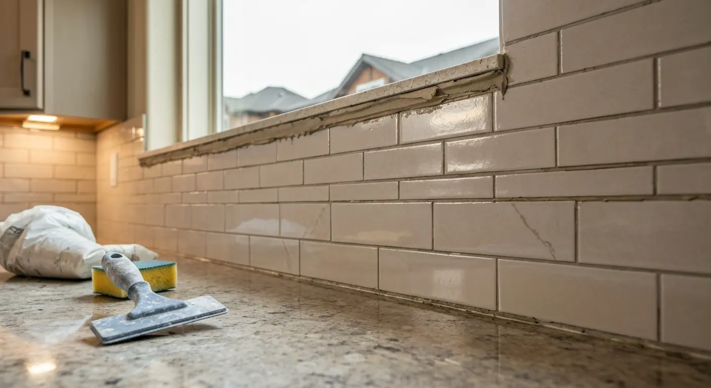 Grout and sealant application