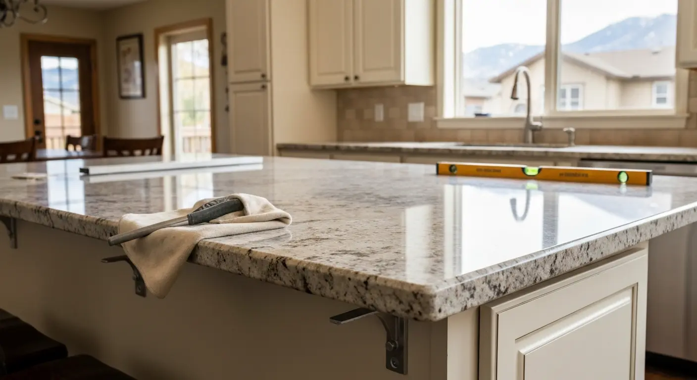 Granite and marble countertop installation