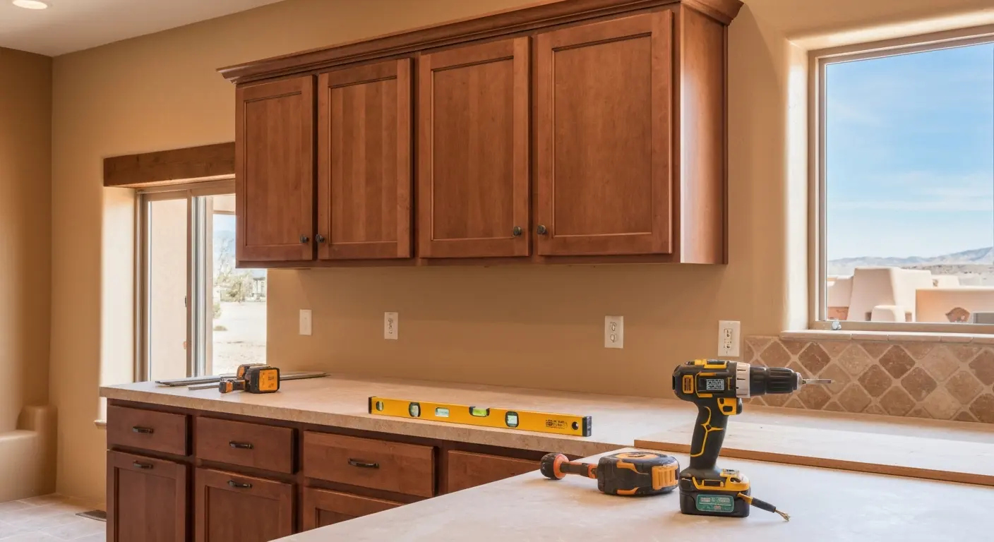 Kitchen cabinet installation