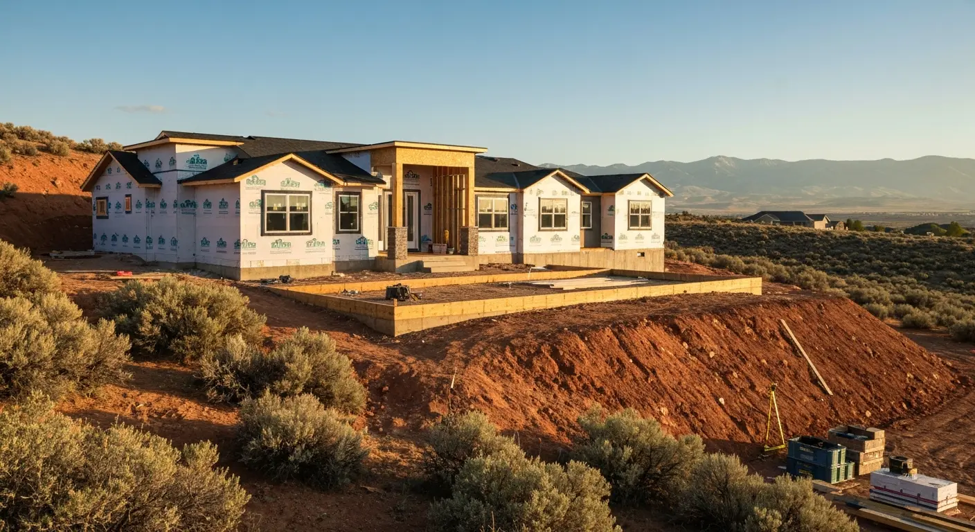 Custom home construction in Spanish Fork