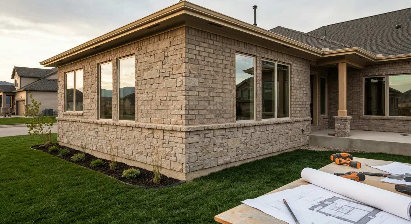 House addition construction