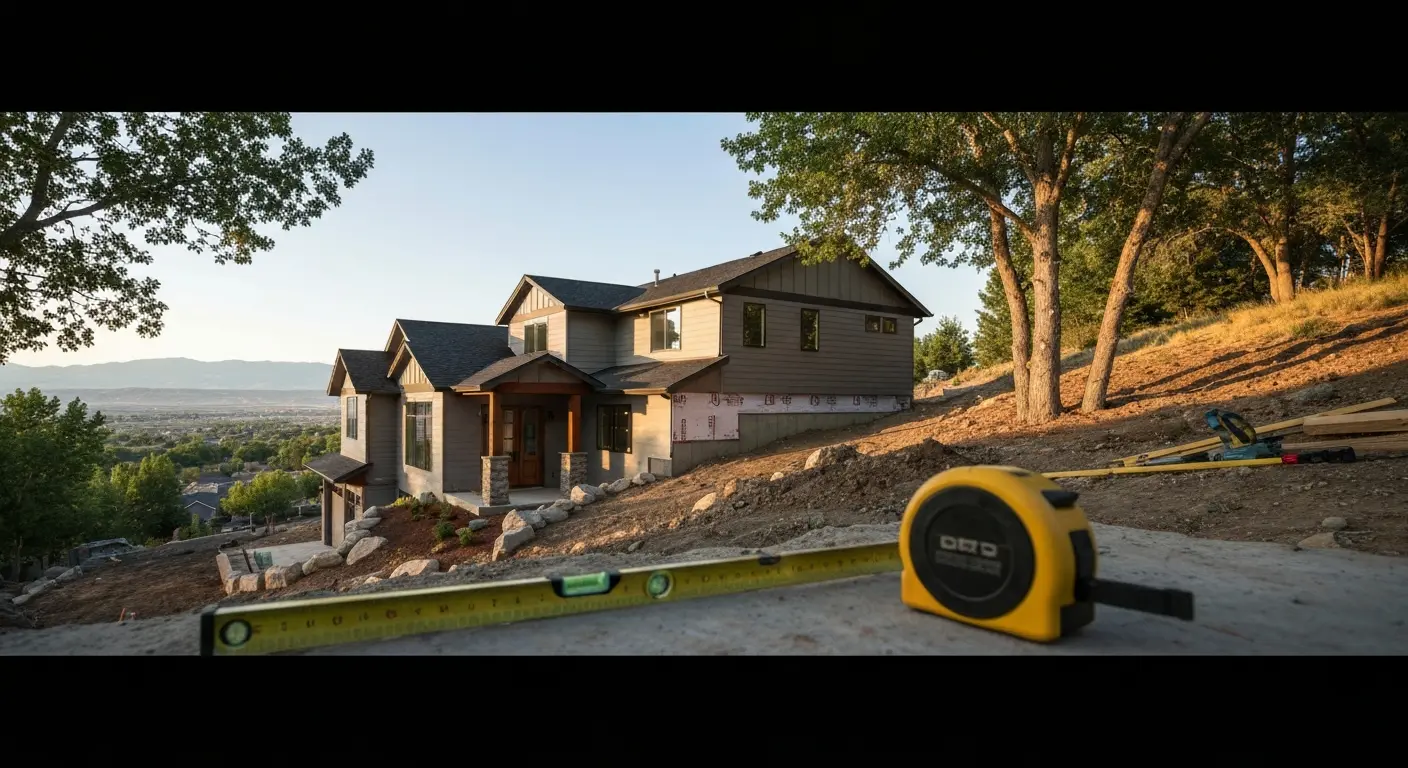 Custom home construction project