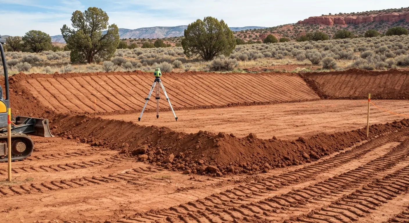 Site grading and preparation