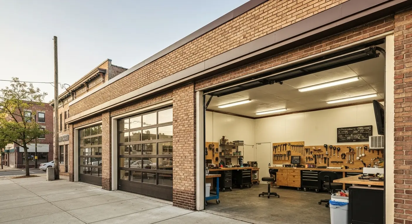 Detached shop building