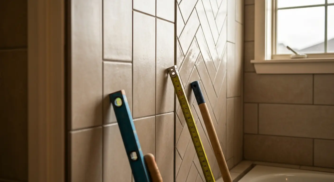 Accent tile wall