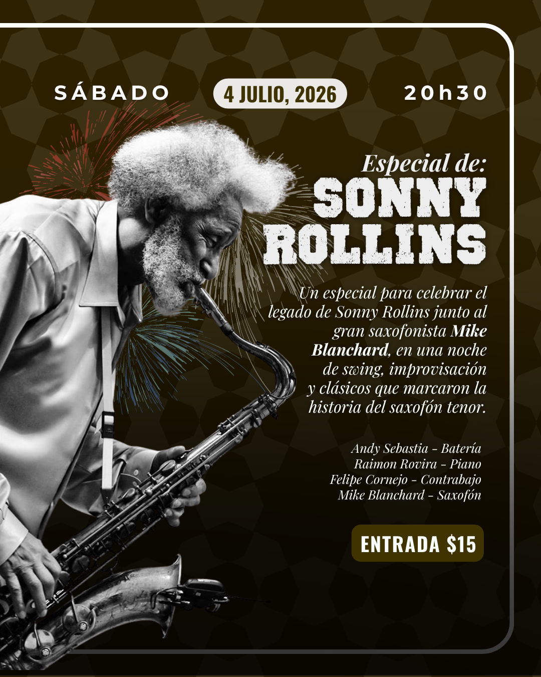 ESPECIAL DE: SONNY ROLLINS - Celebración del legado de Sonny Rollins con swing, clásicos e improvisación.