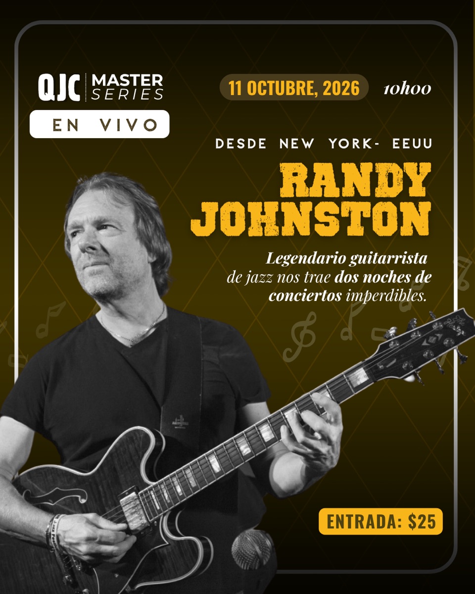 Randy Johnston - Domingo 11 de octubre de 2026, 10h00 - Quito Jazz Club