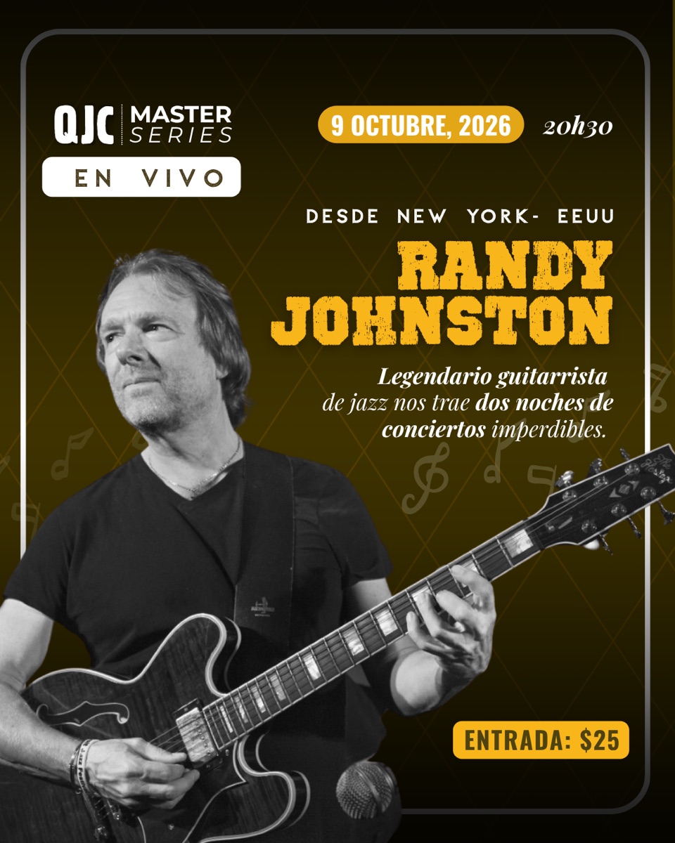 Randy Johnston - Viernes 9 de octubre de 2026, 20h30 - Quito Jazz Club