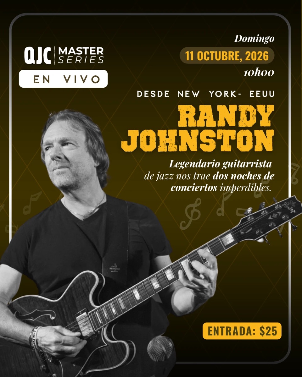 Randy Johnston - Domingo 11 de octubre de 2026, 10h00 - Quito Jazz Club