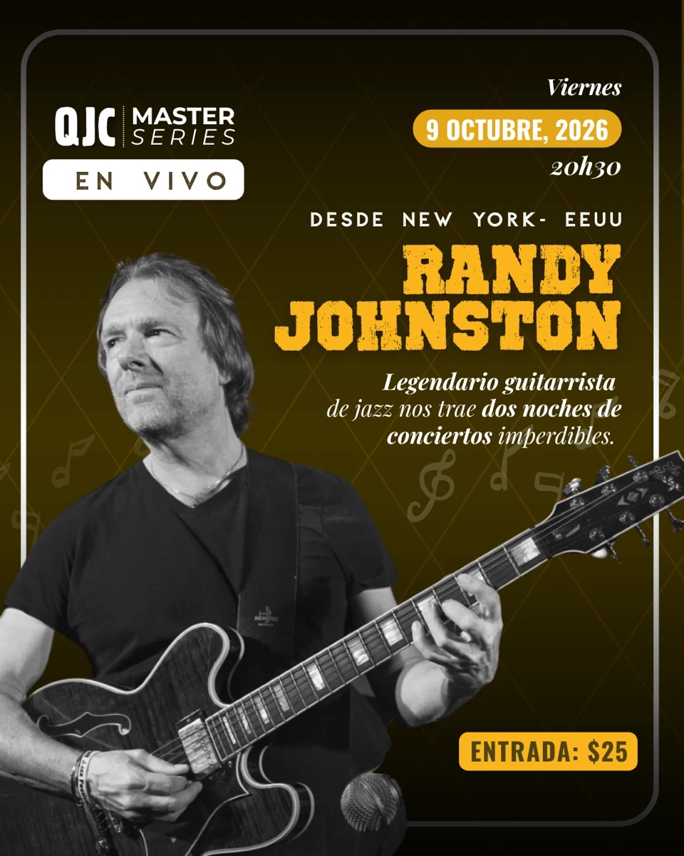 Randy Johnston - Viernes 9 de octubre de 2026, 20h30 - Quito Jazz Club