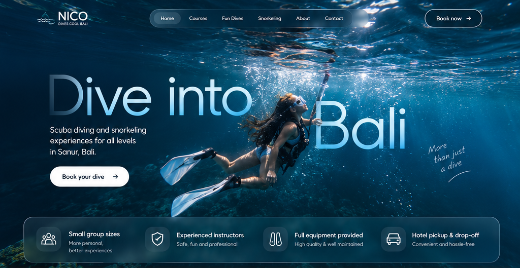 Scuba Diving Website, Websites
