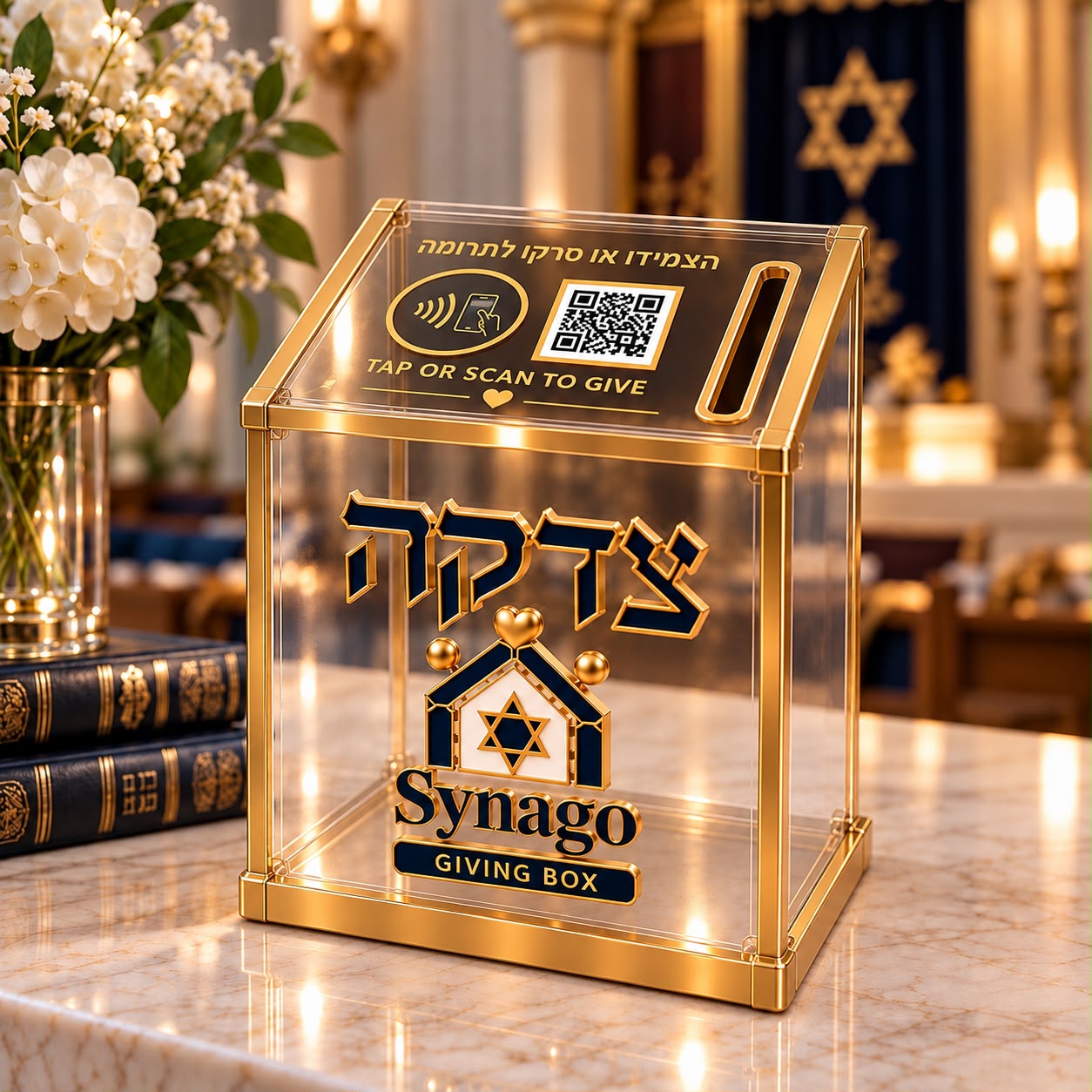 Synago smart donation box